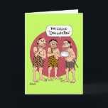 Grappige "Vuur Cake" Verjaardag Kaart<br><div class="desc">Grappige Cartoon Verjaardagskaart voor een man of vrouw</div>