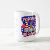 Grappige vuurwerkkabouters koffiemok (Voorkant rechts)