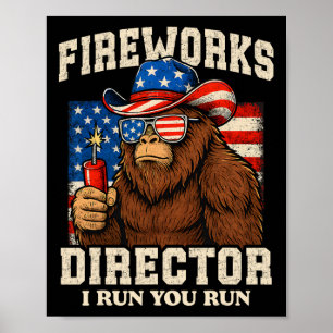 Grappige vuurwerkregisseur Bigfoot 4 juli VS V Poster