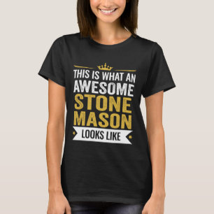 Grappige Waardering Dit is een Geweldige Steenhouw T-shirt