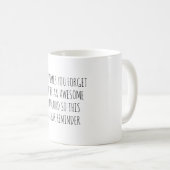 Grappige waardering verhuurder koffiemok (Voorkant rechts)