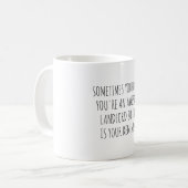 Grappige waardering verhuurder koffiemok (Voorkant links)