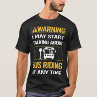 Grappige waarschuwing bus rijden