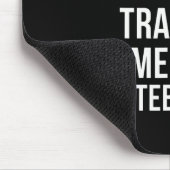 Grappige Waarschuwing Skateboardliefhebber Muismat (Hoek)