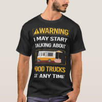 Grappige waarschuwing Voedsel Vrachtwagen Trucks