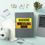 Grappige Waarschuwing Worstelen Moeder Sportbord G Sticker (iPad Cover)