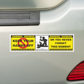 Grappige Waarschuwingssticker Decal Label A9 Bumpersticker (Op auto)