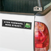 Grappige Waarschuwingssticker voor op de bumper Bumpersticker (Op Truck)
