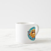 Grappige Waffle Mok met Achterkant Ontwerp (Voorkant rechts)