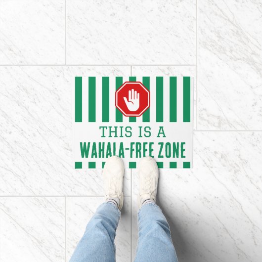 Grappige WAHALA VRIJE ZONE Studentenhuis Deurmat (Binnen)