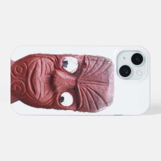 Grappige Waka Scheve Blik iPhone 15 Case (Achterkant horizontaal)