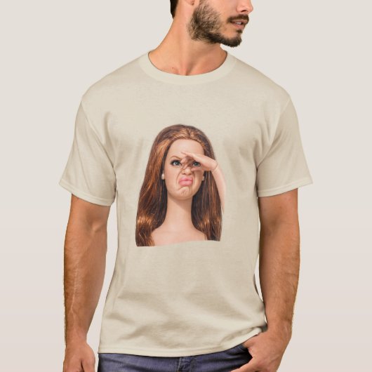 Grappige Walgelijke Poppengezicht Meme , Walgelijk T-shirt (Voorkant)
