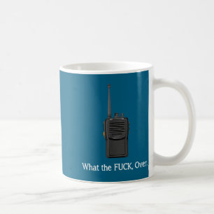 Grappige Walkie Talkie Wtf Over Radio Operator Cit Koffiemok