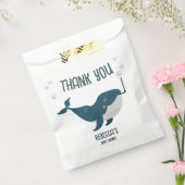 Grappige walvis baby shower Favor Tassen Bedankzakje (Gezegeld)
