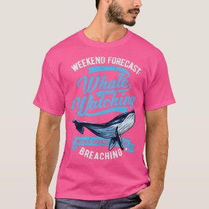 Grappige walvis kijken Zee zoogdier 18 T-shirt