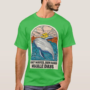 Grappige walvis kijken Zee zoogdier 5 T-shirt