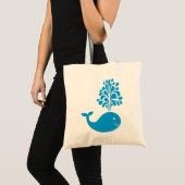 Grappige walvis tote bag (Voorkant (product))