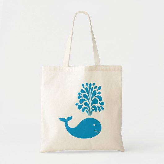 Grappige walvis tote bag (Voorkant)