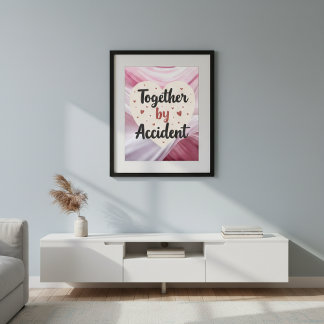 Grappige wanddecoratie voor koppels foto afdruk