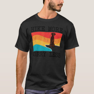 Grappige Wandel Meer Zorgen Minder Krulharige Retr T-shirt