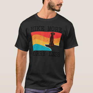 Grappige Wandel Meer Zorgen Minder Krulharige Retr T-shirt