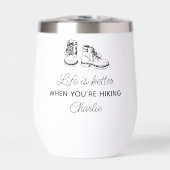 Grappige wandelaar cadeau, wandelen offerte gepers (Voorkant)