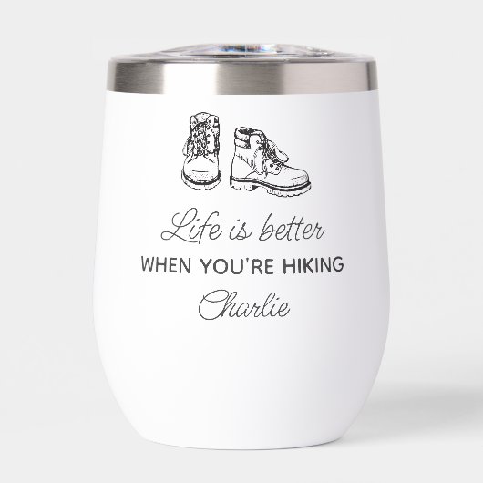 Grappige wandelaar cadeau, wandelen offerte gepers (Voorkant)