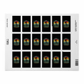 Grappige Wandelaar Vader Als Een Gewone Vader Wand Etiket (Full Sheet)