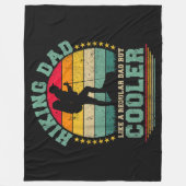 Grappige Wandelaar Vader Als Een Gewone Vader Wand Fleece Deken (Voorkant)