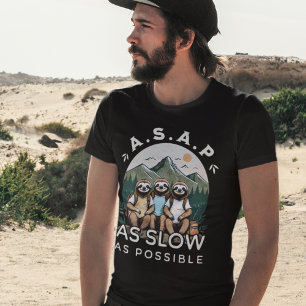 Grappige wandelaars citeren luiaard wandelteam bui t-shirt