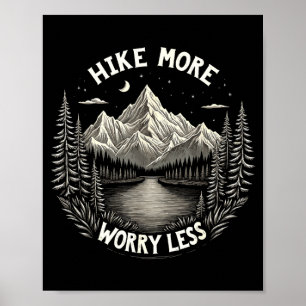 Grappige wandeling meer wandelen wandelaar humor k poster