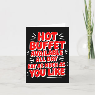 Grappige warme buffet beschikbaar de hele dag eet  kaart