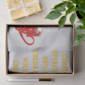 Grappige Warme Cacao & Kerstvreugde Festieve Kerst Tissuepapier (Geschenk)