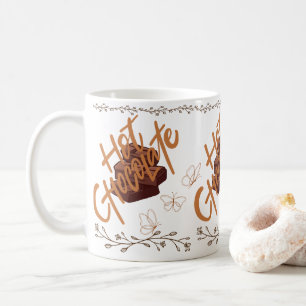 Grappige warme chocolademelk koffiemok