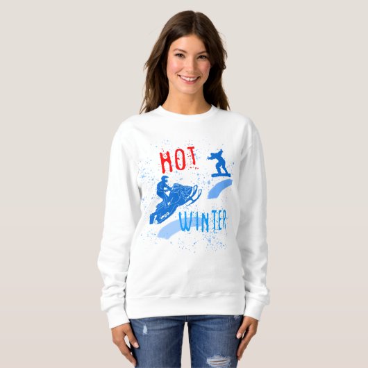 Grappige warme winter trui (Voorkant volledig)