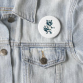 Grappige Wasbeer 67 Meme Zes Zeven Ronde Button 5,7 Cm (In situ)