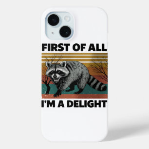Grappige Wasbeer Citaten - Allereerst Ben Ik Een G iPhone 15 Case