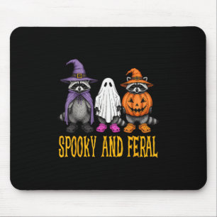 Grappige Wasbeer Halloween Matching Grappig Hallow Muismat