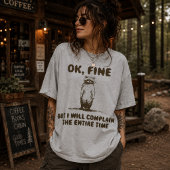 Grappige Wasbeer Klagen Meme Tri-Blend Shirt