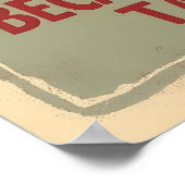 Grappige wasbeer koffie kunst poster (Hoek)