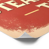 Grappige wasbeer koffie kunst poster (Hoek)