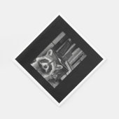 Grappige wasbeer selfie wasbeer grappige wasbeer servet (Hoek)