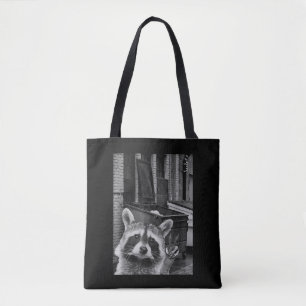 Grappige Wasbeer Selfie Wasbeer Grappige Wasbeer Tote Bag