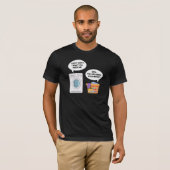 Grappige Wasserij Humor Wasmachine Dirty Joke T-shirt (Voorkant volledig)