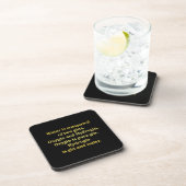 Grappige water- en gin-grap bier onderzetter (Rechterzijde)