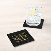 Grappige water- en gin-grap kartonnen onderzetters (Insitu)