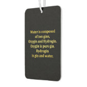 Grappige water- en gin-grap luchtverfrisser (Links)