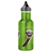 Grappige Waterfles met Gelukkige Struisvogel - Gli Waterfles (Rechts)