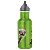 Grappige Waterfles met Gelukkige Struisvogel - Gli Waterfles (Links)