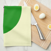 Grappige Watermeloen Cartoon met Seeds Keukenhandd Theedoek (Quarter Fold)